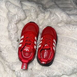 Adidas baby Red and White Sneakers